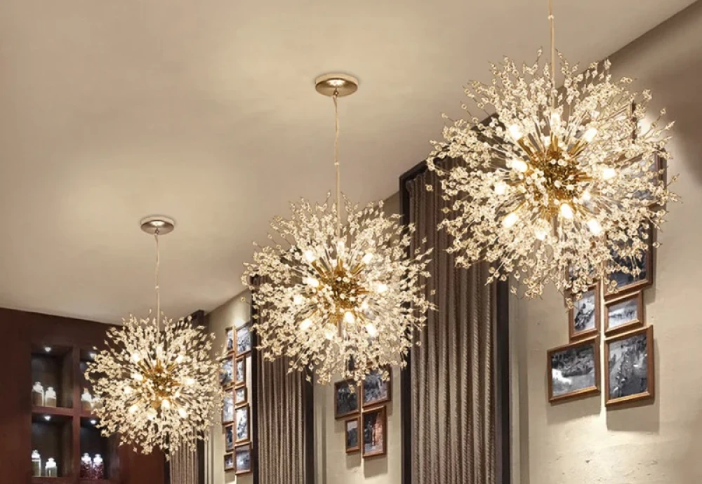 crystal ball chandelier lighting fixture