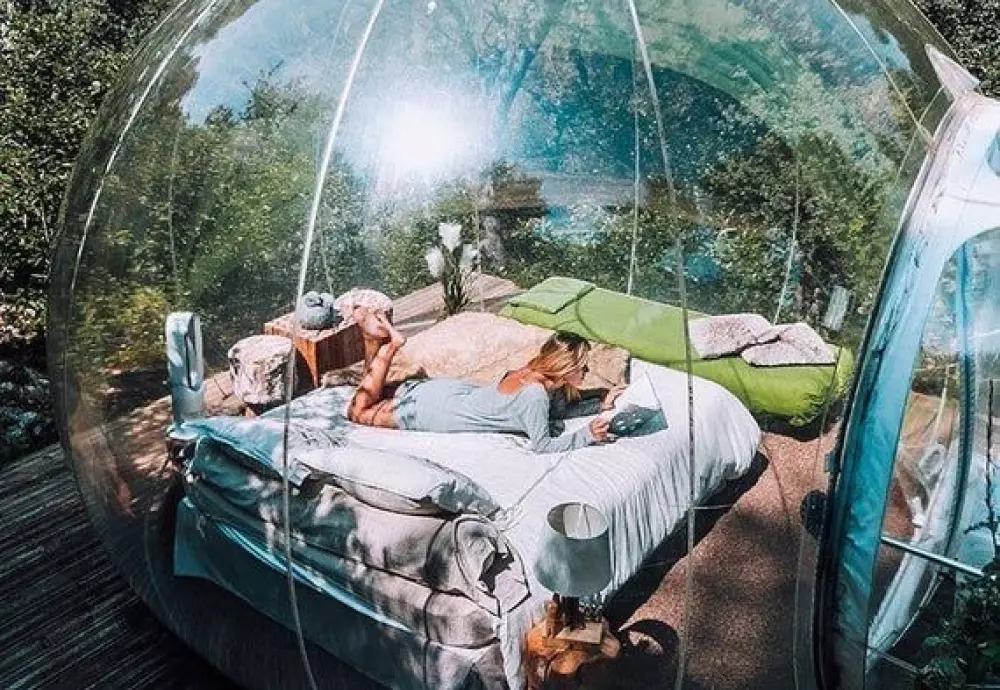 transparent tent